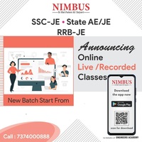 Best Online Coaching Classes from Nimbus for SSC JE Mains